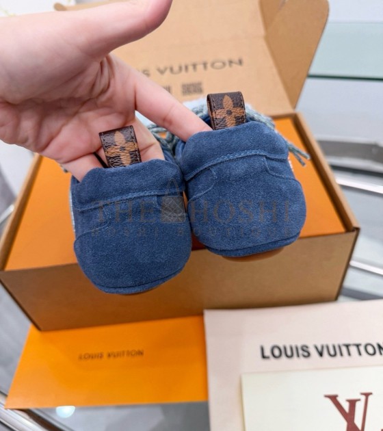 L0vis Vvtt0n Sneakers Ballet Flat Suede Calfskin Bule