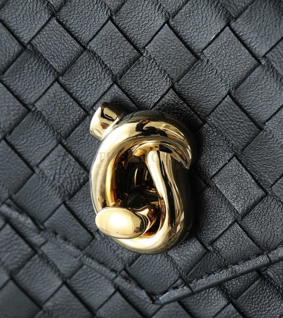 B0tt*ga Ven*ta BV Knot Clutch Intrecciato Leather Shoulder Bag Size 25*505*16CM