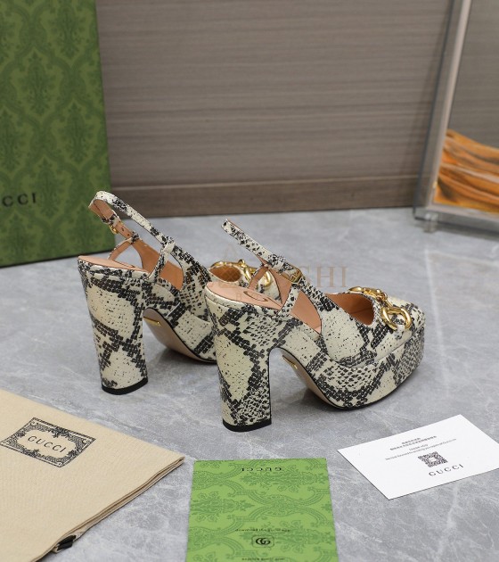 Gvc*1 Platform Pumps Heels Lambskin Leather Heels 12cm Platform 3.5cm Women