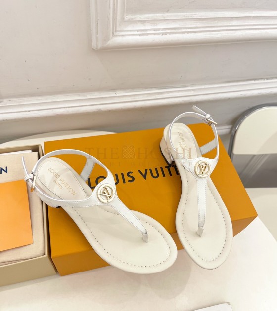 L0vis Vvtt0n LV Vibe Flat Sandals White Master Quality