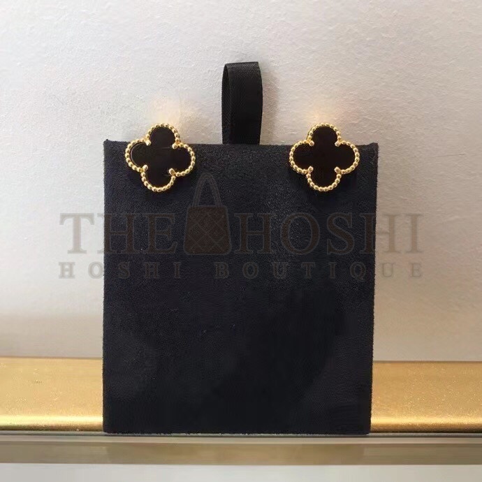 V*n Cl**f Earrings Dupe, Clover Stud Earrings, Vintage Alhambra earrings Dupe Master Quality