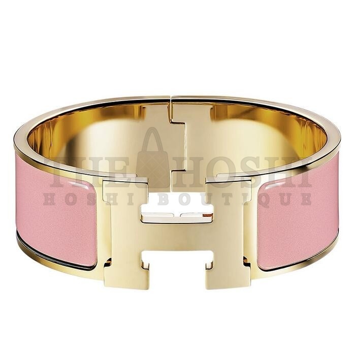 H**me5 Pink Enamel Clic Clac H PM Bracelet Master Quality