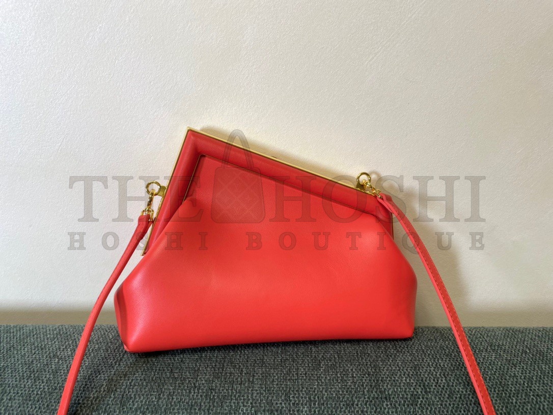 F**di First Small Bag In Red Nappa Leather Master Quality