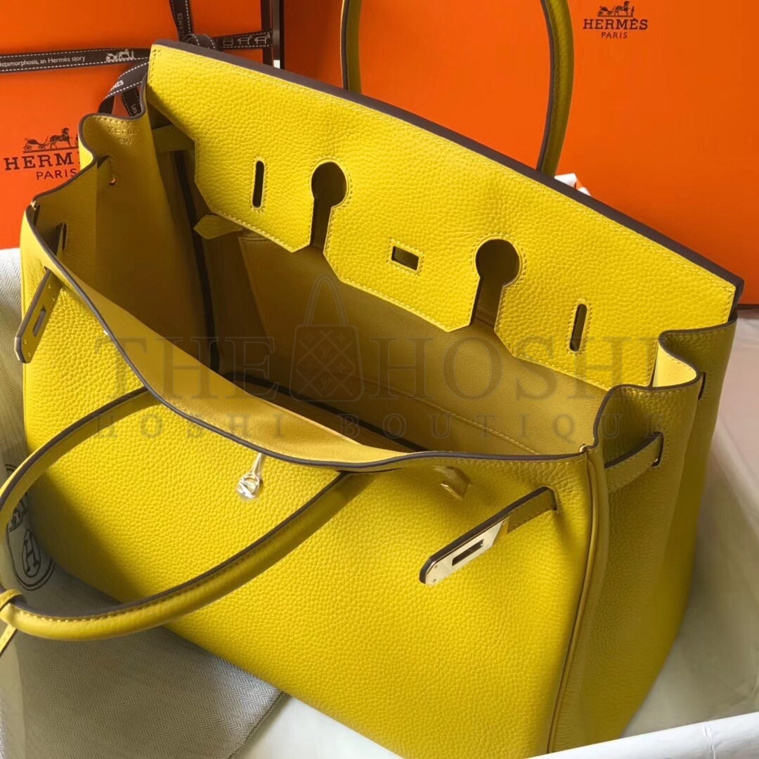 H**me5 Yellow Clemence Birkin 35cm Bag Master Quality