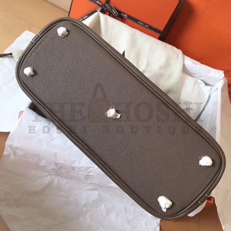 H**me5 Taupe Clemence Bolide 31cm Handmade Bag Master Quality