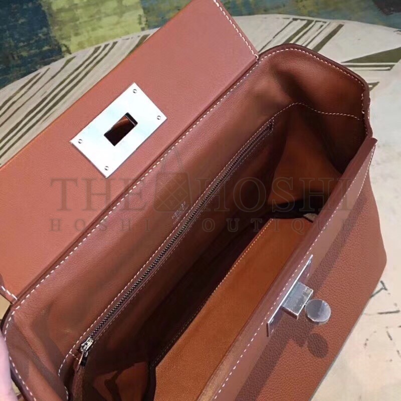 H**me5 24/24 29 Bag In Brown Clemence Calfskin Master Quality