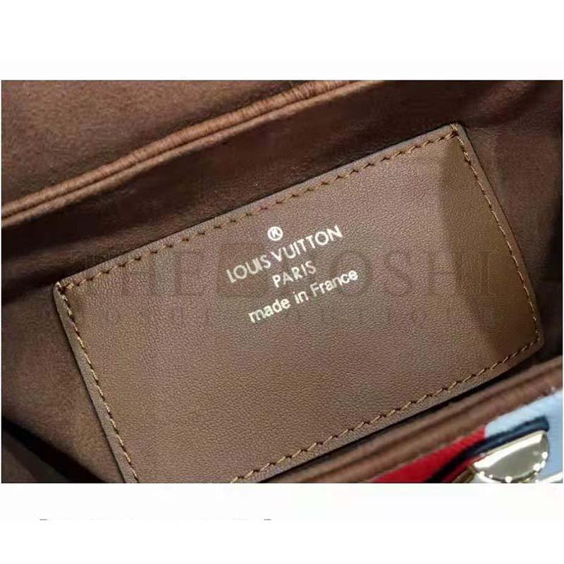 L0vis Vvtt0n LV Women Capucines BB Handbag Red Smooth Calfskin and Embroidered Canvas Master Quality