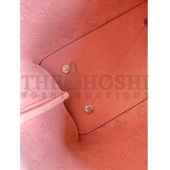 L0vis Vvtt0n LV Women Bella Bucket Bag Black Perforated Mahina Calf Leather Master Quality