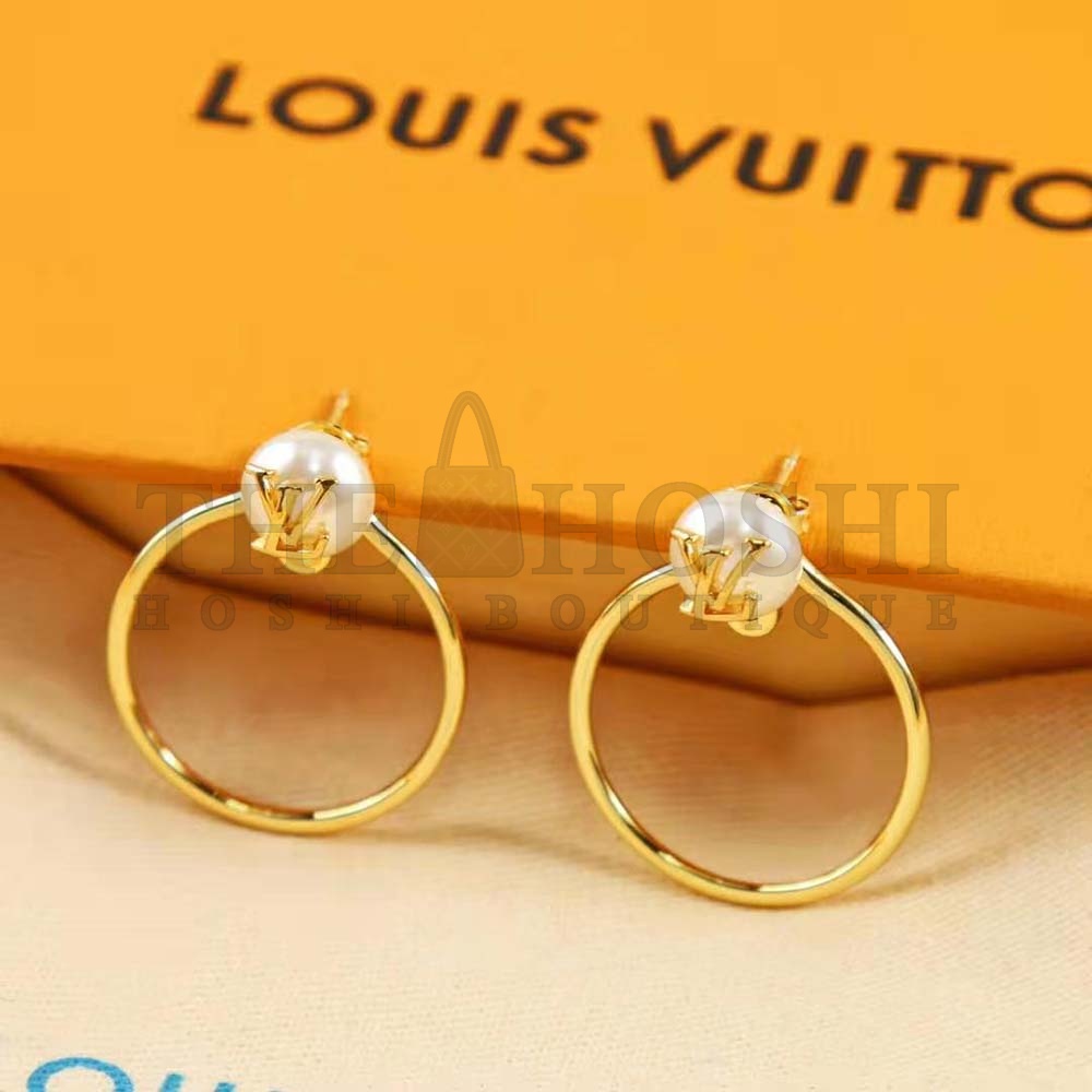 L0vis Vvtt0n Women LV Eclipse Pearls Earrings Master Quality