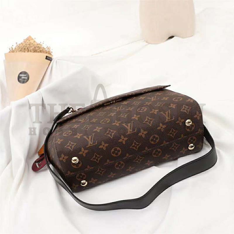 L0vis Vvtt0n LV Women Cluny MM Handbag in Monogram Canvas-Brown Master Quality