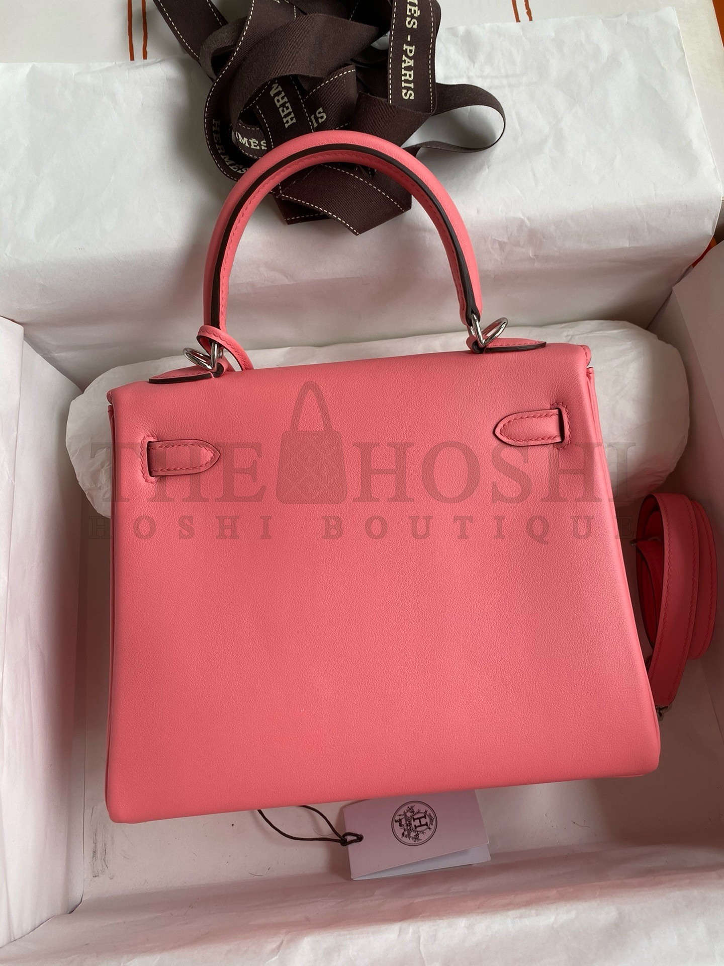 H**me5 Kelly Retourne 25 Handmade Bag In Rose d
