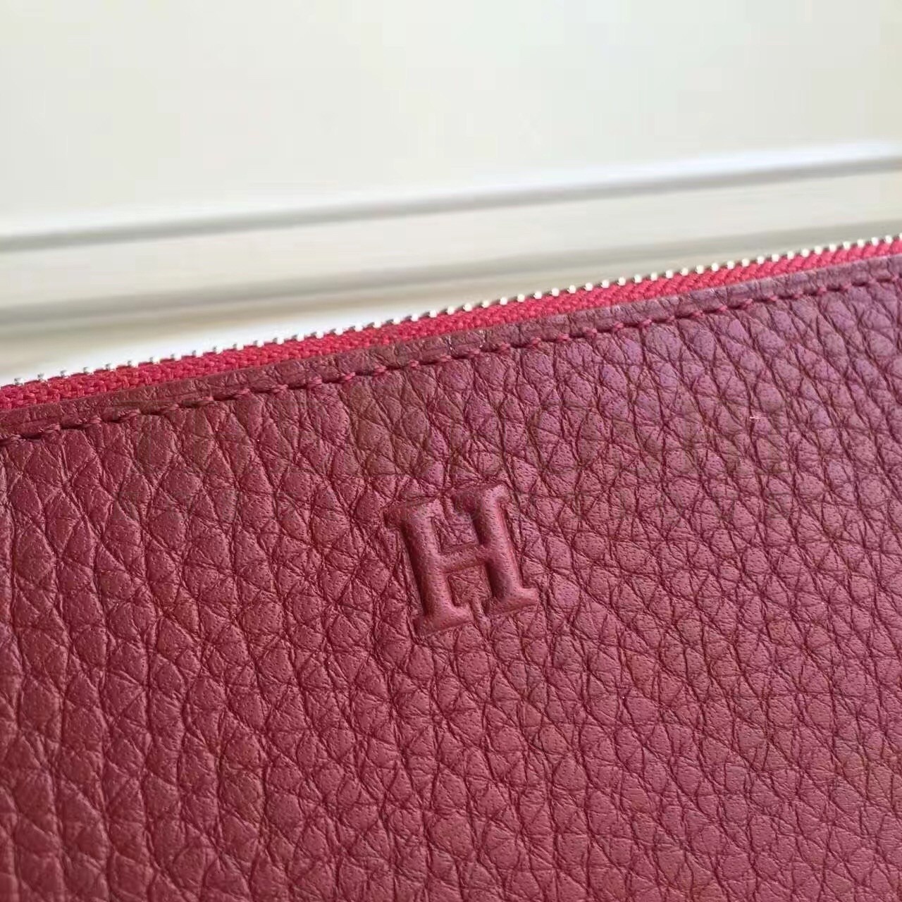 H**me5 Ruby Clemence Azap Zipped Wallet Master Quality
