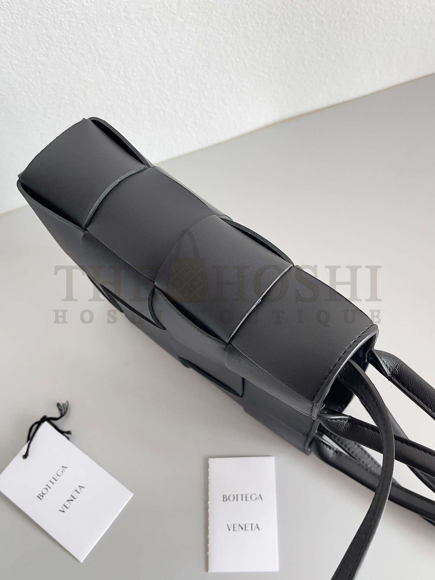 B0tt*ga Ven*ta Mini Cassette Tote Bag In Black Lambskin Master Quality