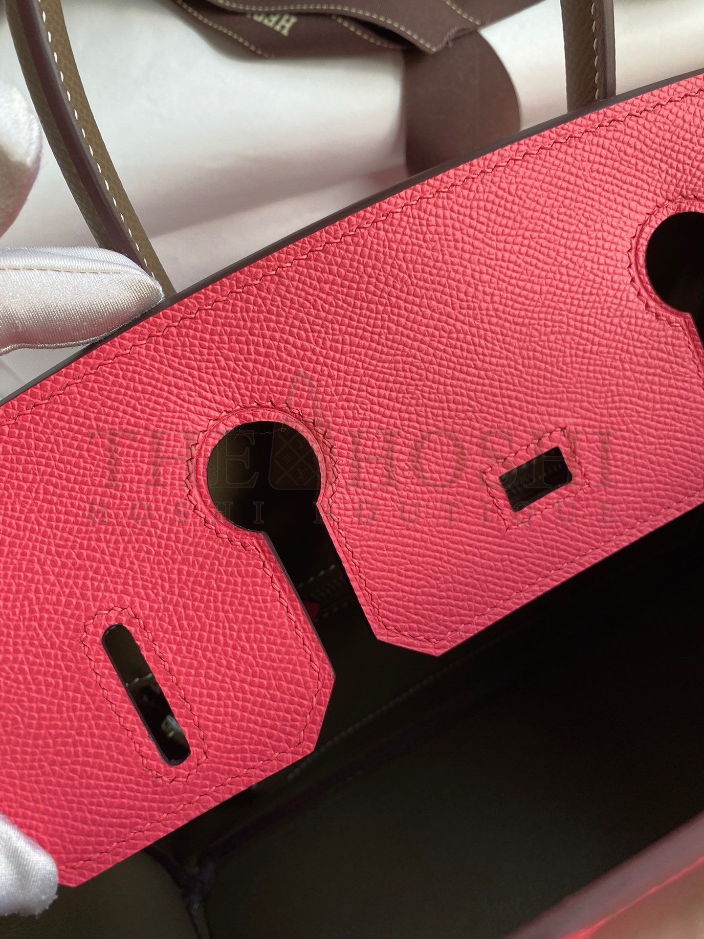 H**me5 HSS Birkin 30 Bicolor Bag in Rose Lipstick and Taupe Epsom Calfskin Master Quality