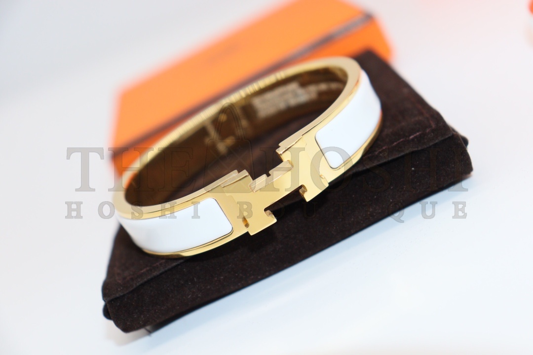 Fake H**me5 Bracelet, Clic H bracelet Dupe, White Enamel Bracelet, Three Color Master Quality