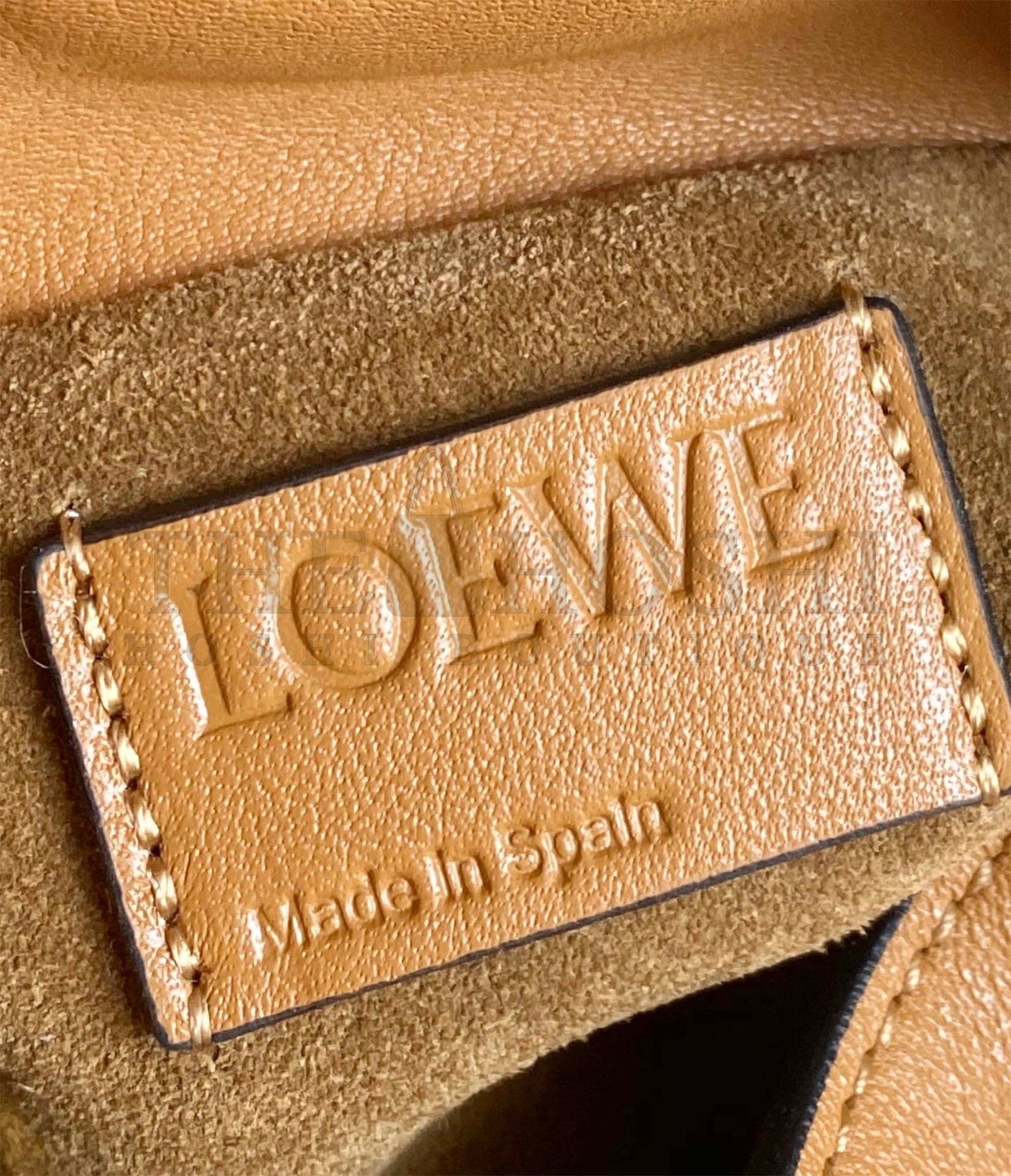 L0ew* Flamenco Nano Clutch In Brown Nappa Leather Master Quality