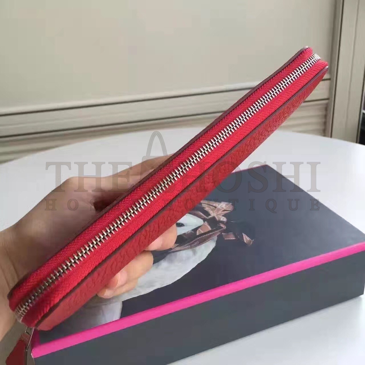 H**me5 Red Clemence Azap Zipped Wallet Master Quality
