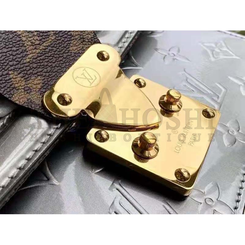 L0vis Vvtt0n LV Women LV Wynwood Chain Bag Taupe Monogram Canvas Vernis Leather Master Quality