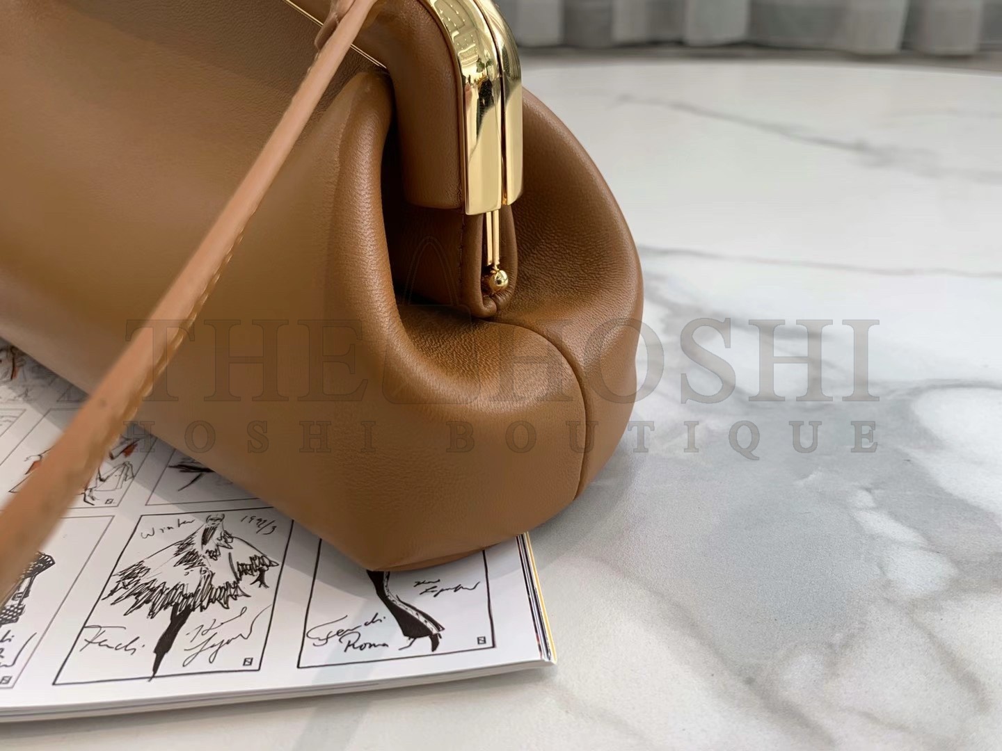 F**di First Small Bag In Brown Nappa Leather Master Quality