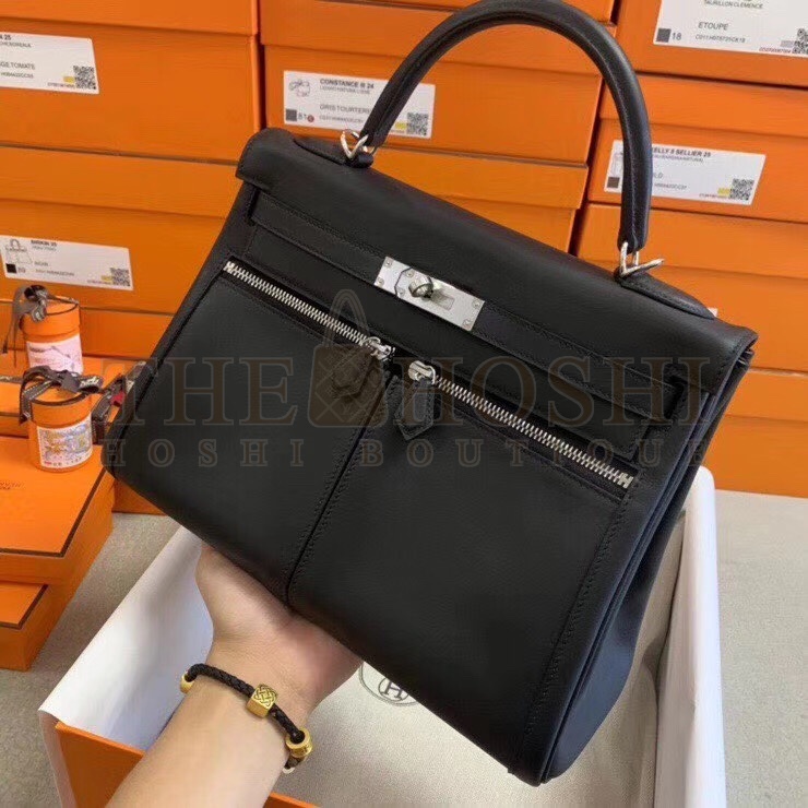 H**me5 Kelly Lakis  Swift Leather Bag Handmake Version Master Quality