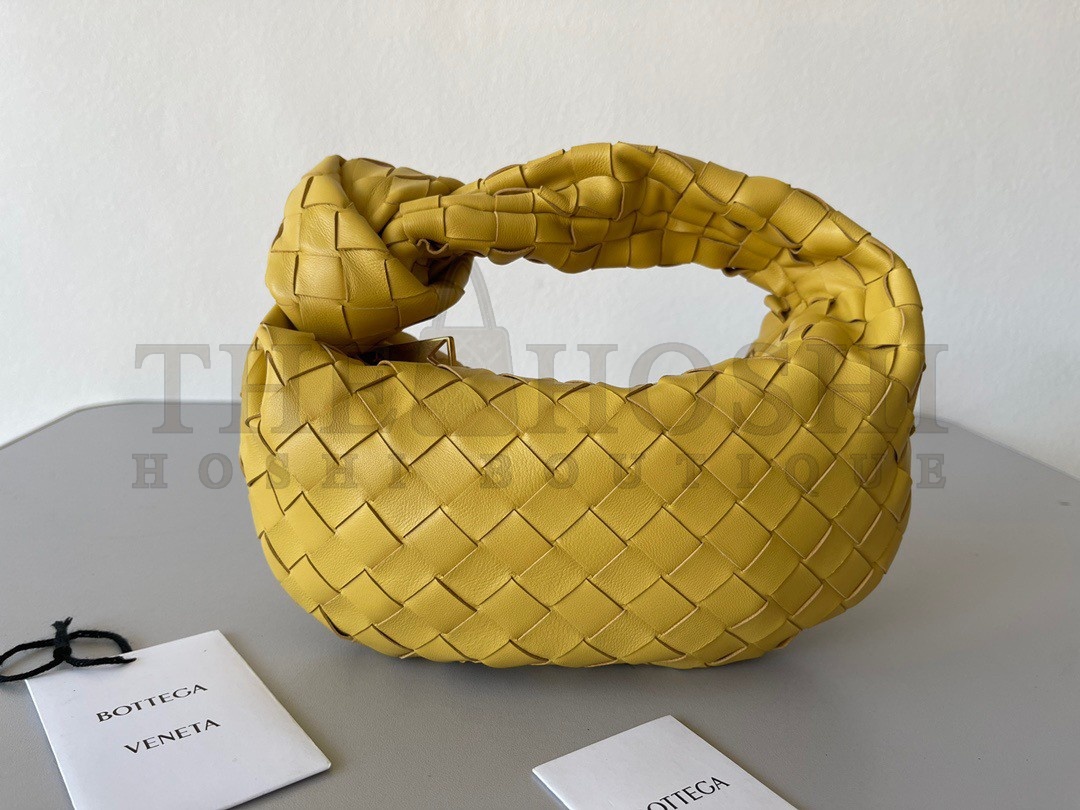 B0tt*ga Ven*ta BV Jodie Mini Bag In Yellow Intrecciato Lambskin Master Quality