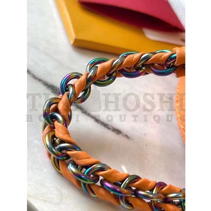 L0vis Vvtt0n LV Women Capucines Mini Handbag Ocre Orange Taurillon Cowhide Leather Master Quality