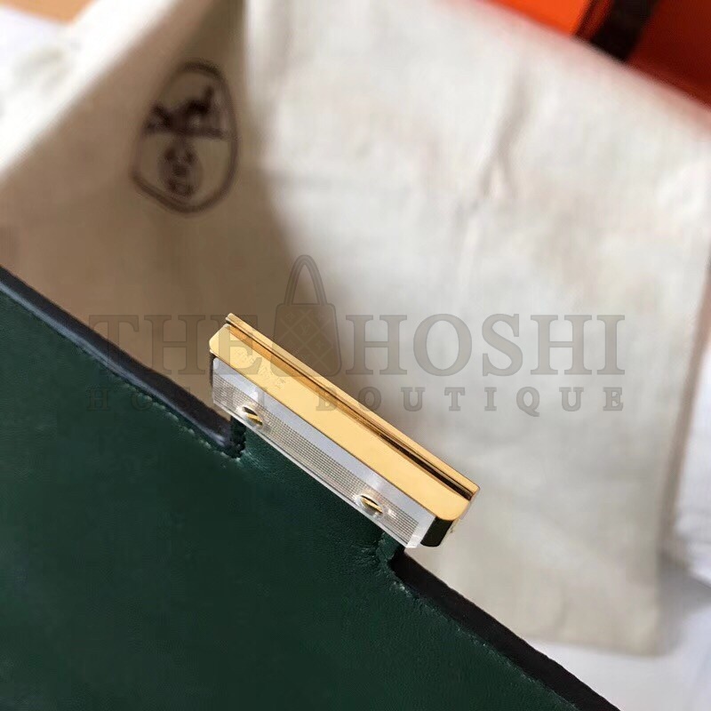 H**me5 Vert Anglais Epsom Constance Elan 25cm Bag Master Quality