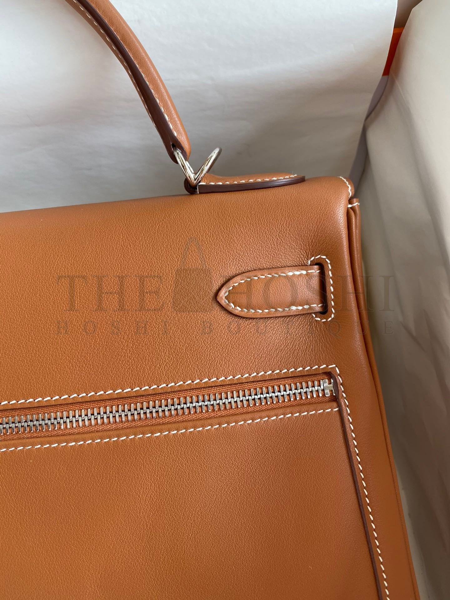 H**me5 Kelly Lakis 32 Handmade Bag In Gold Swift Calfskin Master Quality