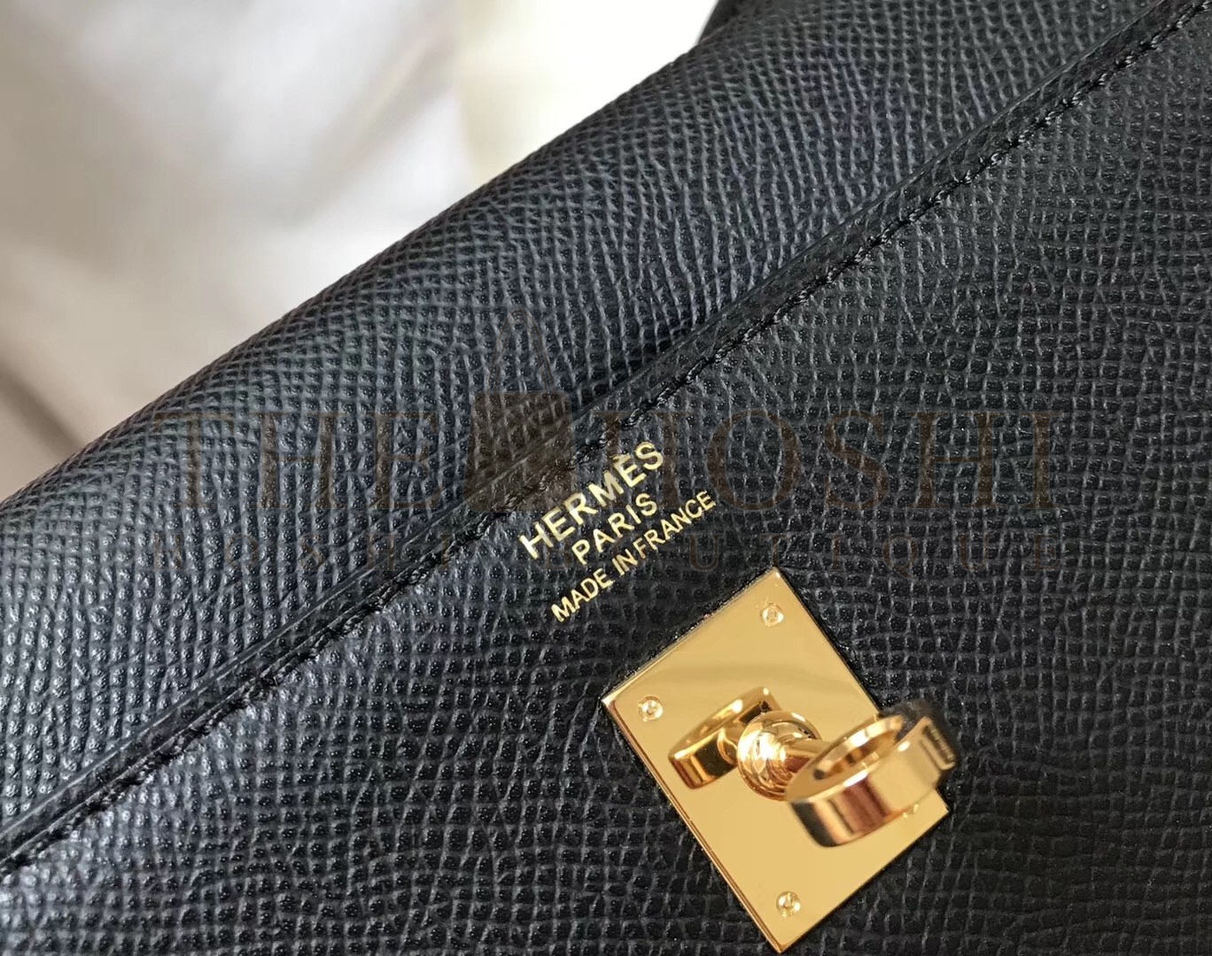 H**me5 Kelly 25cm Sellier Bag In Black Epsom Leather Master Quality