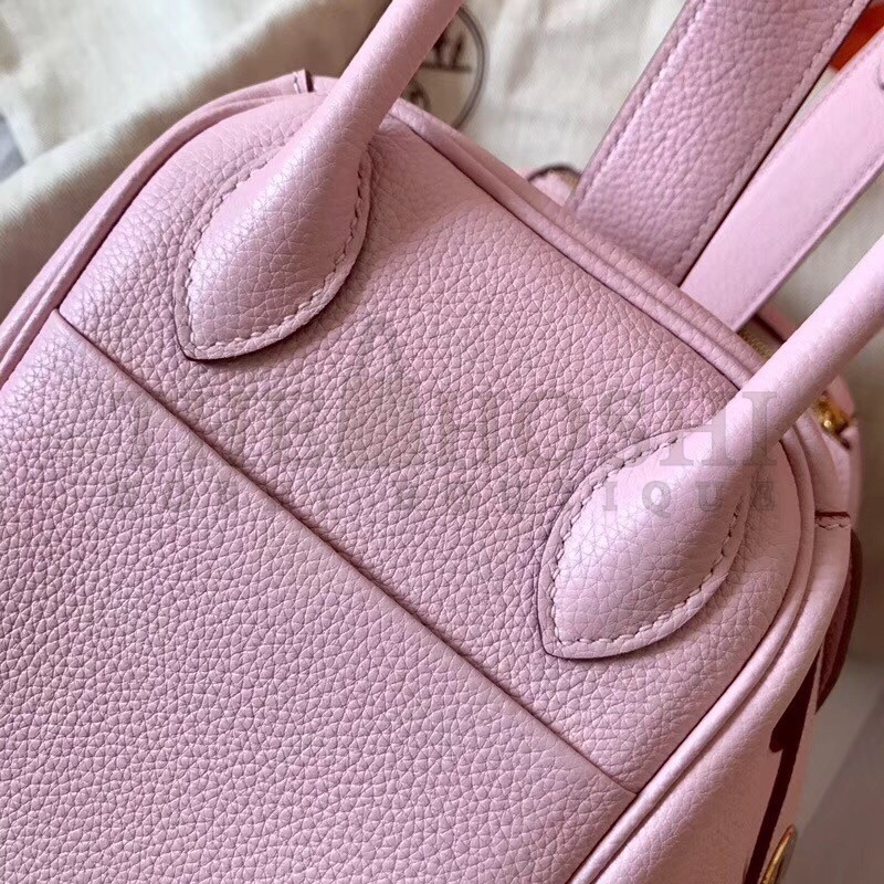 H**me5 Rose Dragee Lindy 30cm Clemence Handmade Bag Master Quality