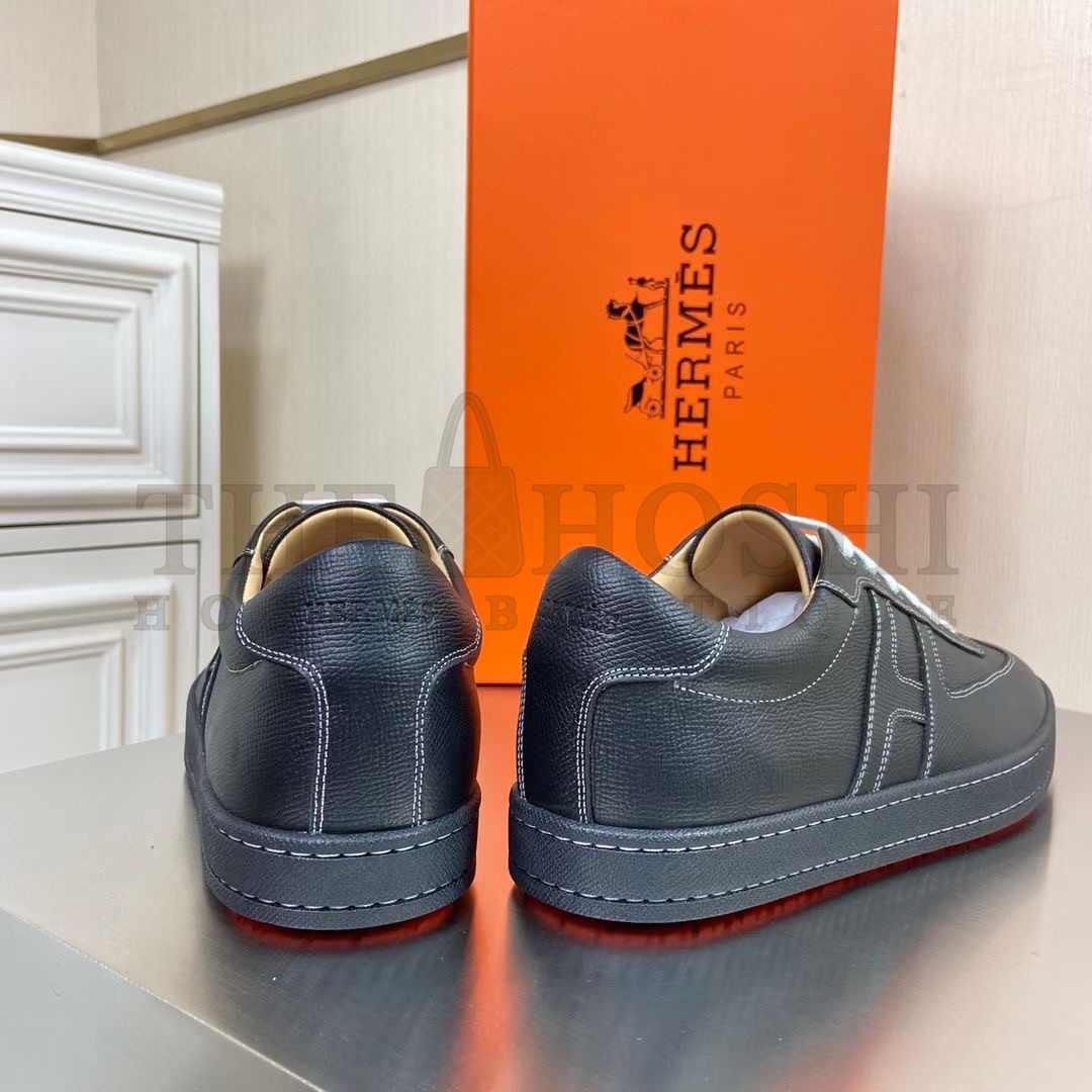 H**me5 Boomerang Sneakers In Black Epsom Leather Master Quality