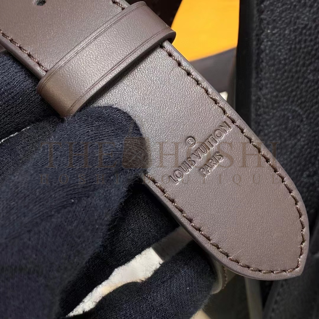 L0vis Vvtt0n LV Women Muria Bucket Bag Black Mahina Perforated Calf Leather Master Quality