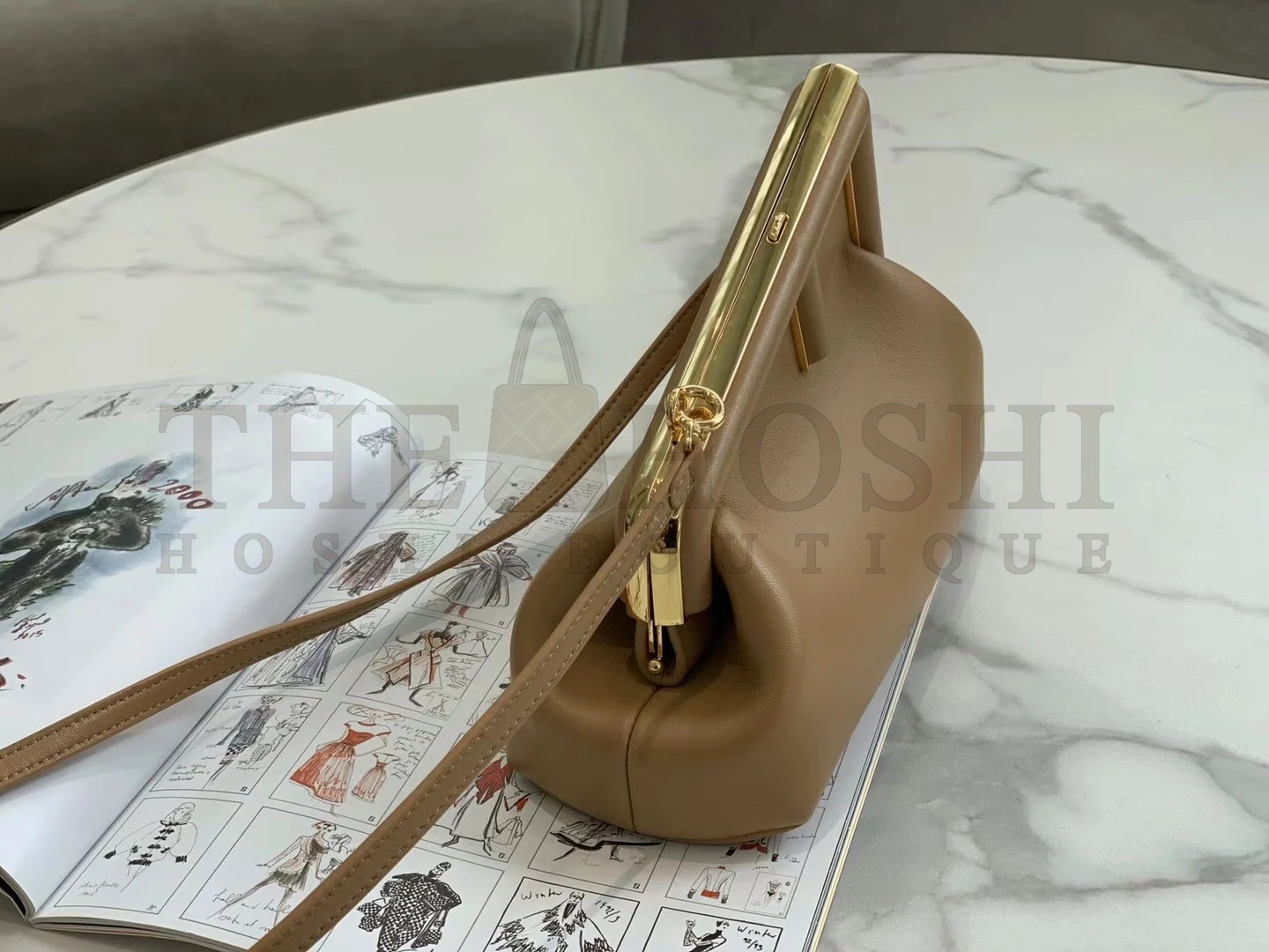 F**di First Small Bag In Light Brown Nappa Leather Master Quality