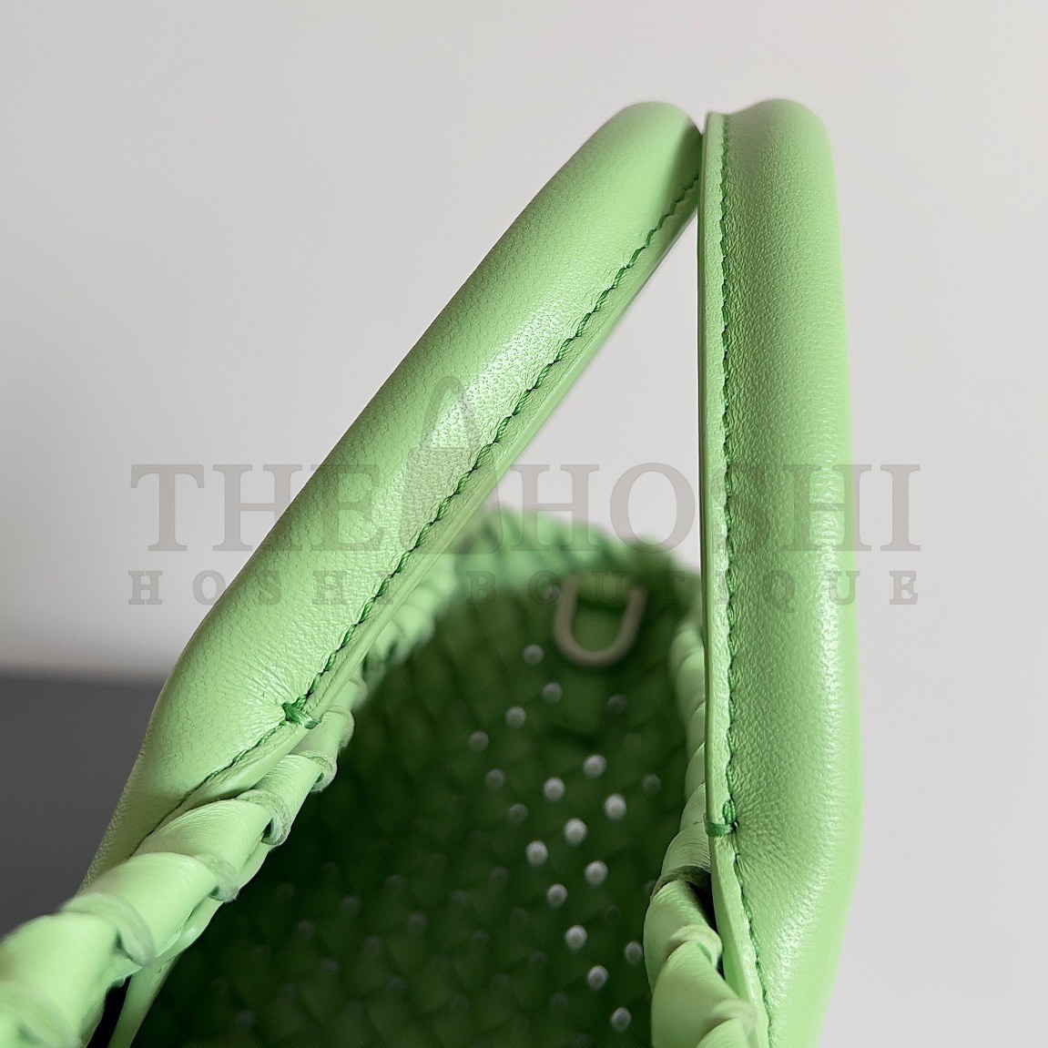 B0tt*ga Ven*ta Cabat Mini Bag In Pistachio Intrecciato Lambskin Master Quality