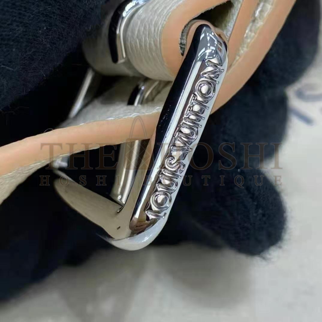 L0vis Vvtt0n LV Women Grenelle Tote MM Bag Galet Gray Epi Grained Cowhide Leather Master Quality