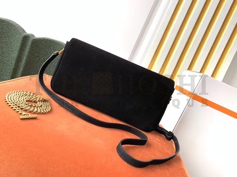 Sa1nt Lau*nt Kate 99 Shoulder Bag In Black Suede Master Quality