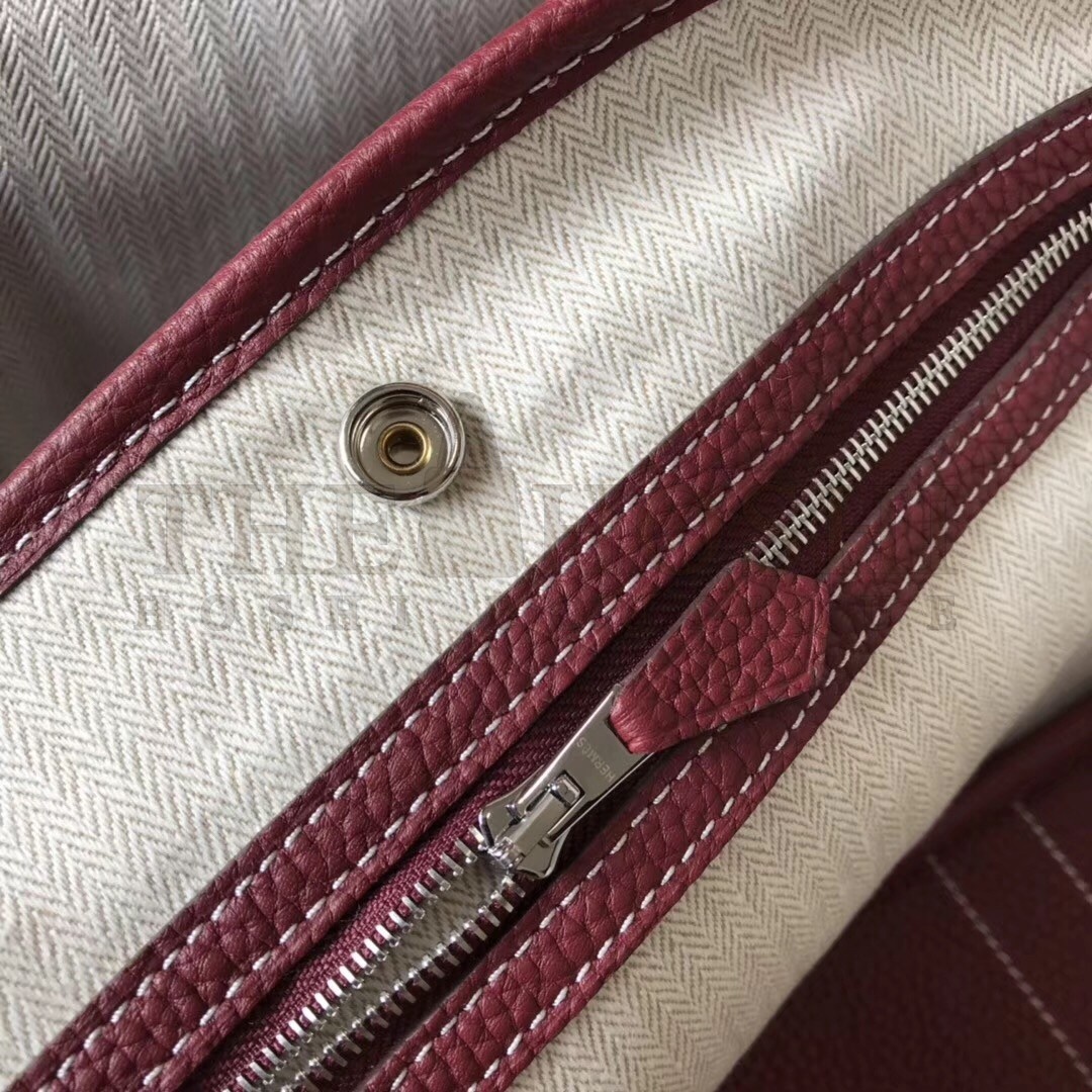 H**me5 Ruby Clemence Garden Party 30cm Handmade Bag Master Quality