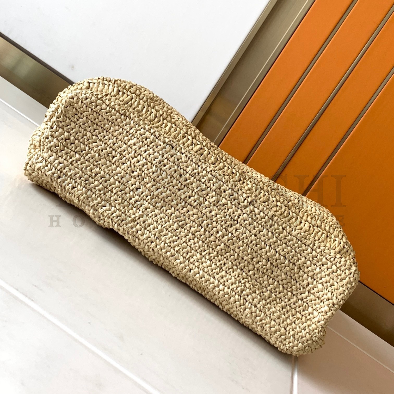 Sa1nt Lau*nt Rive Gauche Tote Bag in Beige Raffia Crochet Master Quality