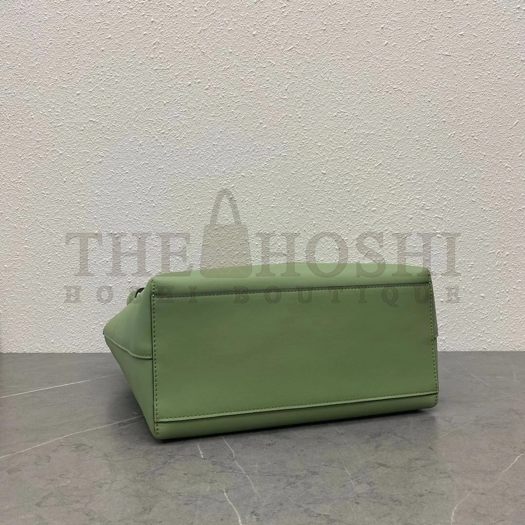 L0ew* Anagram Small Tote In Rosemary Classic Calfskin Master Quality