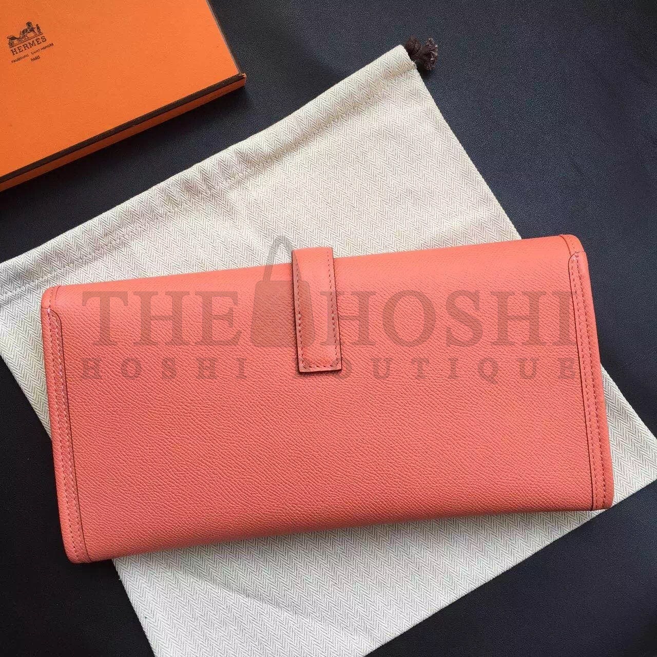 H**me5 Flamingo Epsom Jige Elan 29 Clutch Bag Master Quality