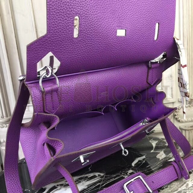 H**me5 Purple Clemence Jypsiere 28cm Bag Master Quality