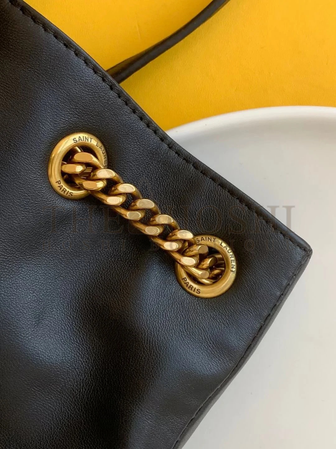 Sa1nt Lau*nt Joe Backpack In Black Quilted Lambskin Master Quality