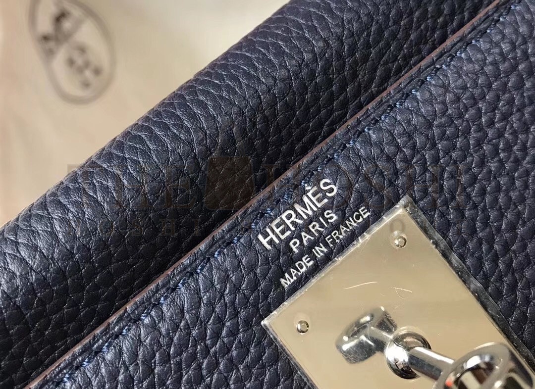 H**me5 Navy Blue Clemence Kelly 28cm Bag Master Quality