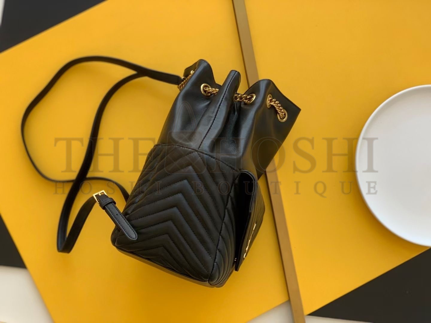 Sa1nt Lau*nt Joe Backpack In Black Lambskin Master Quality