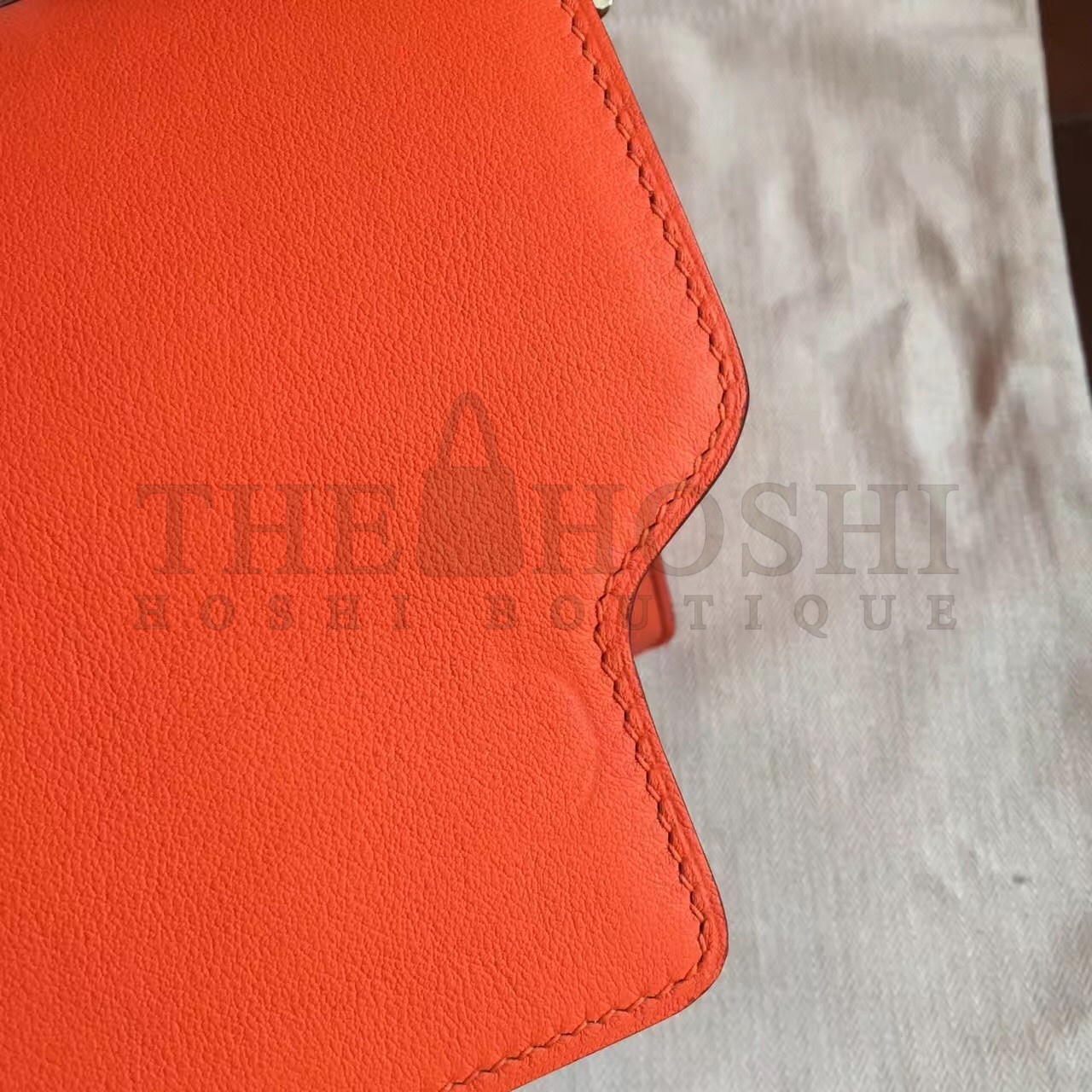 H**me5 Mini Sac Roulis Bag In Orange Swift Leather Master Quality