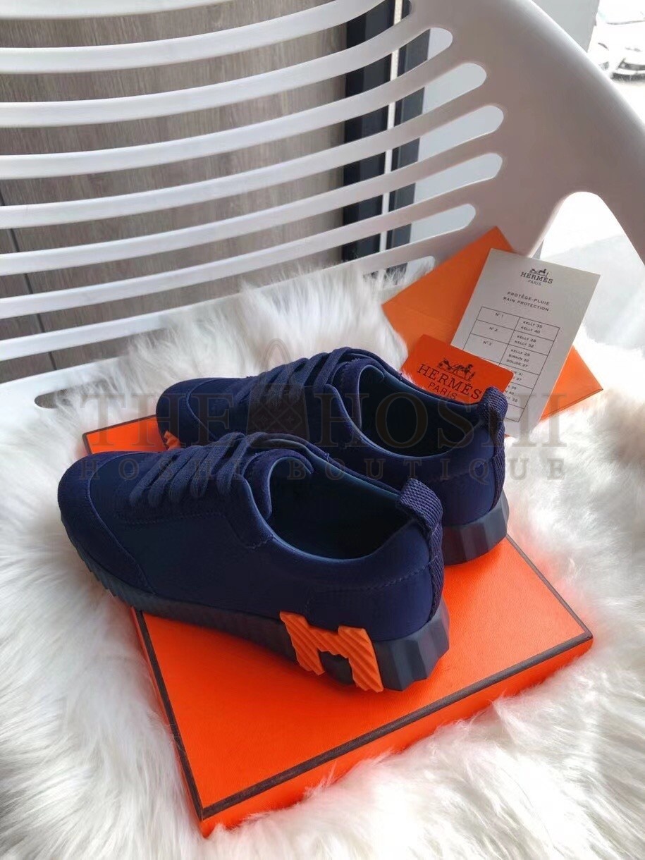 H**me5 Bouncing Sneakers In Blue Canvas Master Quality