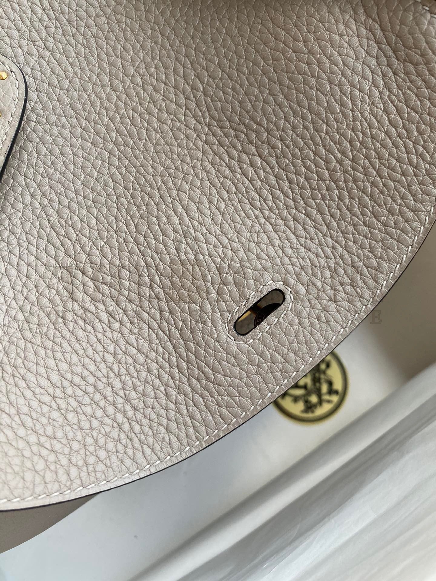 H**me5 Lindy 26 Handmade Bag In Gris Asphalt Clemence Leather Master Quality