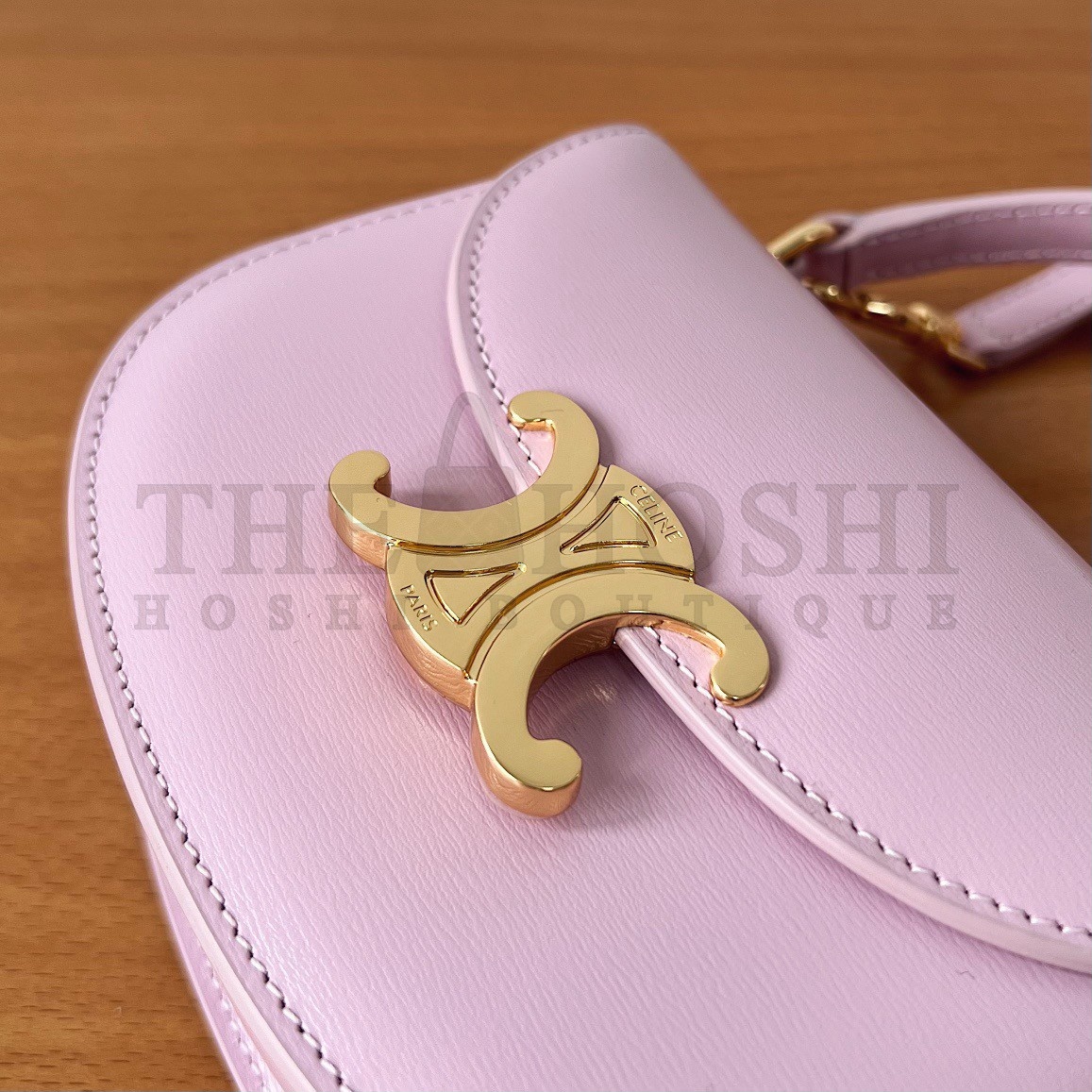 Ce1i*e Mini Besace Clea Bag in Petal Calfskin Master Quality