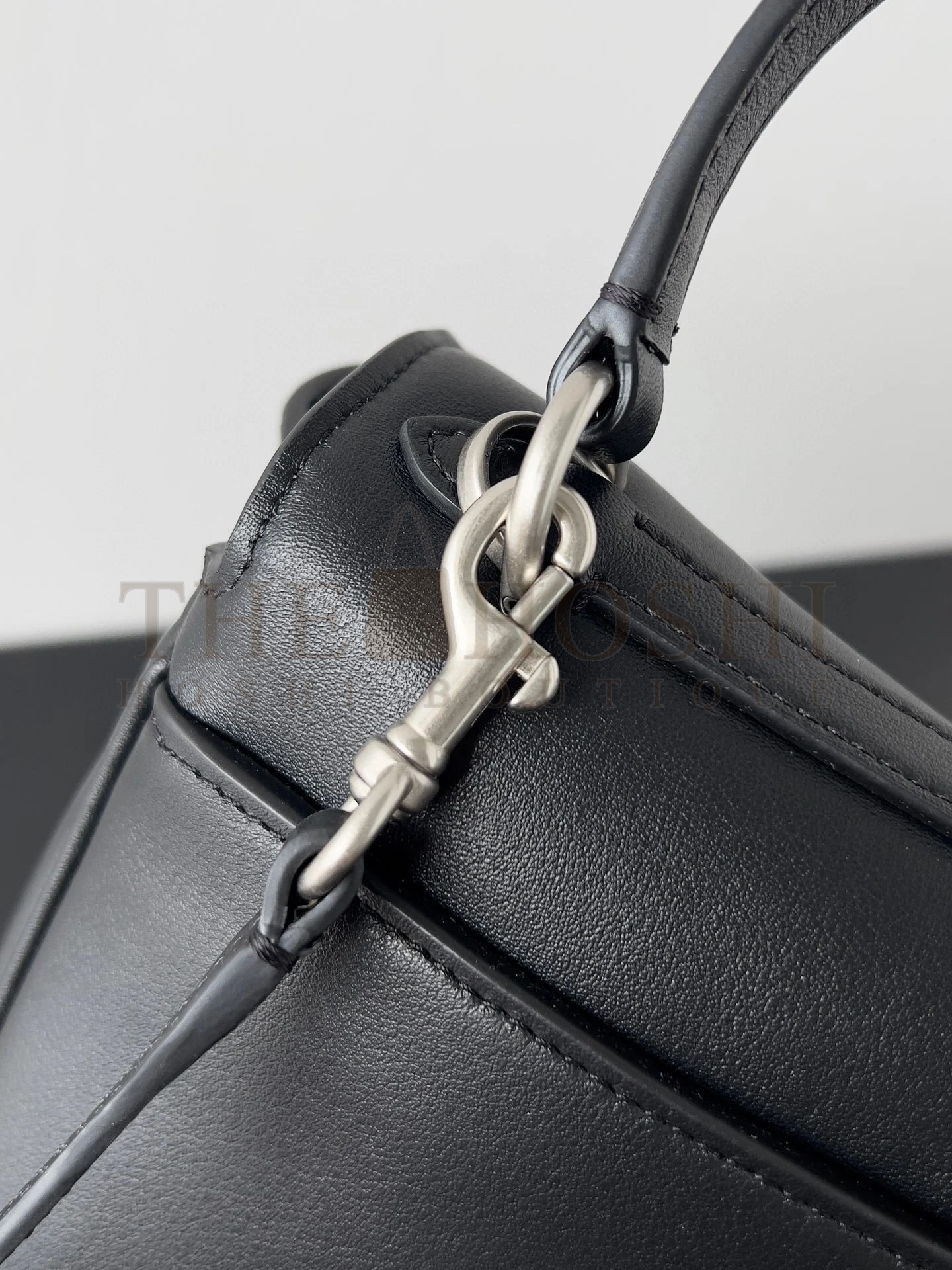 Ba1en*iaga Rodeo Mini Bag in Noir Calfskin Master Quality