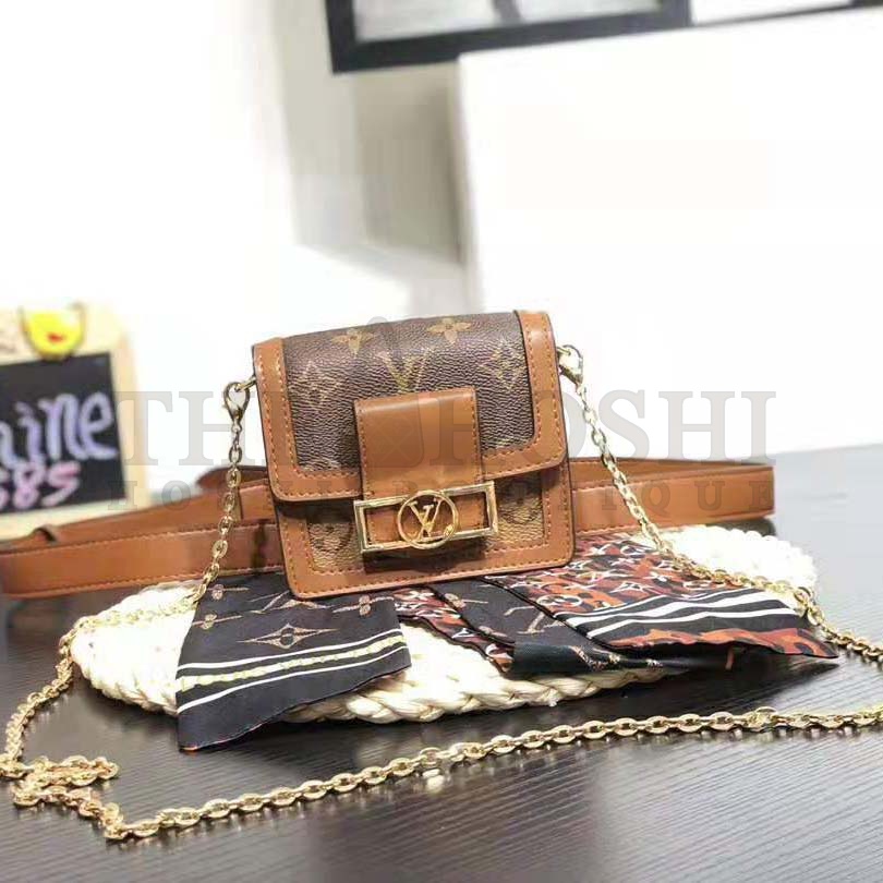L0vis Vvtt0n LV Women Bumbag Dauphine BB Bag-Brown Master Quality